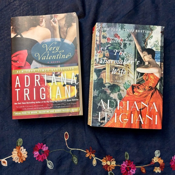 Adriana Trigiani Book Set - Very Valentine & The Shoemaker’s Wife Novel Duo - Picture 3 of 16